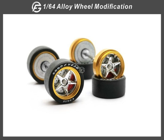 Alloy Wheel Disc Break 11.2mm Goodyear Chrome plating Model 15