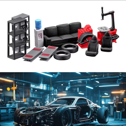 1/64 Diorama Repair tools figure