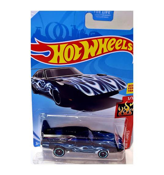 Hot Wheels 2019 Hw Flames 1/10 - '69 Dodge Charger Daytona (Black)