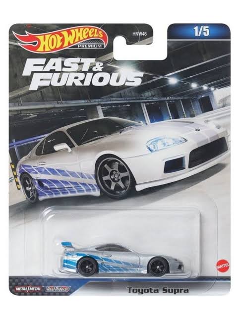 Hot Wheels Premium Fast and Furious Toyota Supra Imported  1:64 Scale