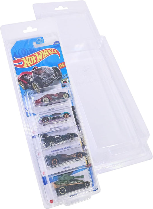 Hot wheels 5 card Mainline Protector (minimum 10pc)